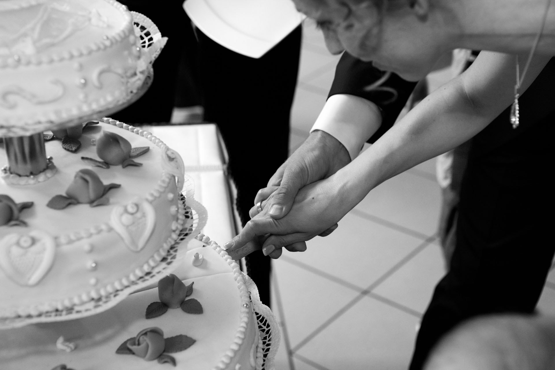 Anschneiden der Torte Hochzeit in Berlin